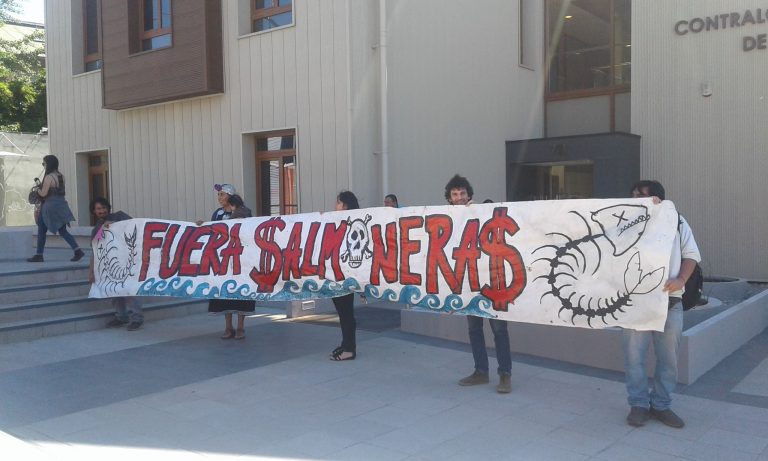 Llaman a detenr expansión salmonera luego de aparición de marea roja en centro de cultivo en Magallanes