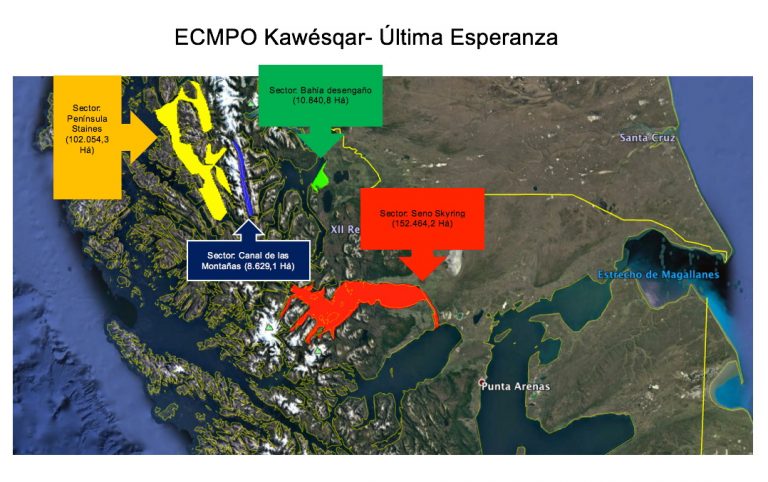 Estado chileno tramitará solicitud de comunidades Kawésqar de 270 mil hectáreas de Espacio Marino Costero en el mar Patagónico