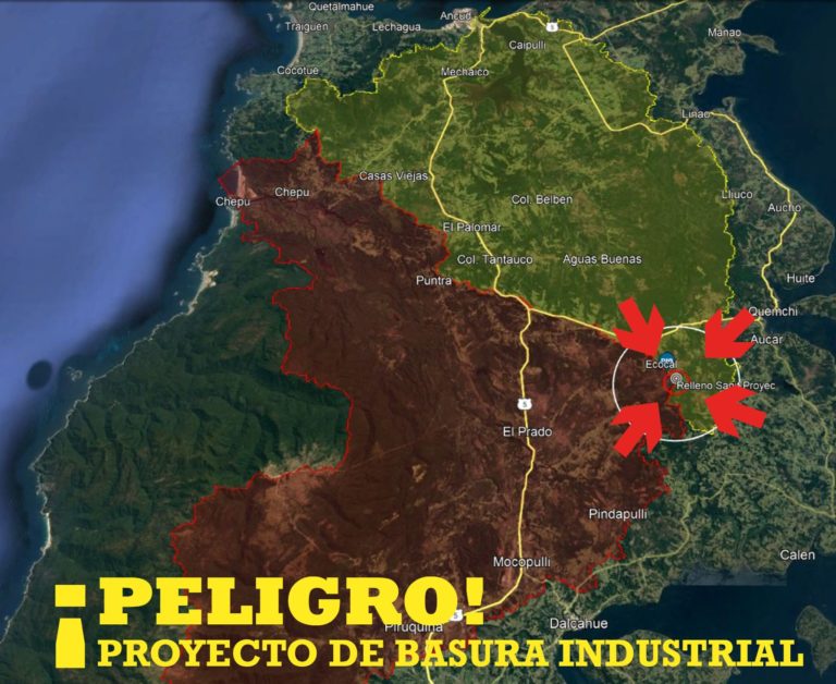 Desde Chiloé demandan un Plan de Ordenamiento Territorial que frene megaproyecto industriales de basura
