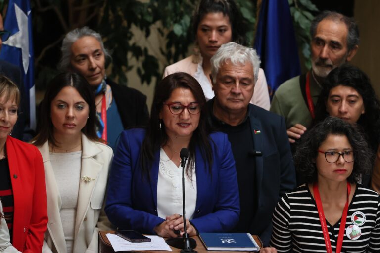 Parlamentarios y Organizaciones socioambientales se manifiestan en contra de la ley de Permisos Sectoriales