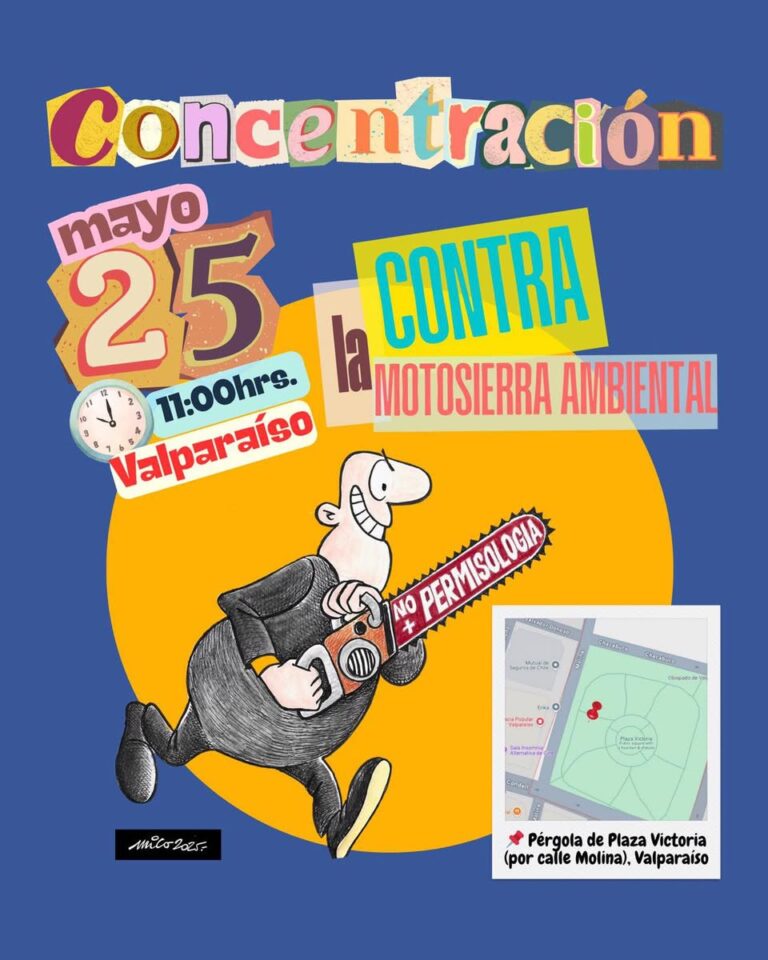 Movilización contra la Motosierra Ambiental: Domingo 25 de mayo