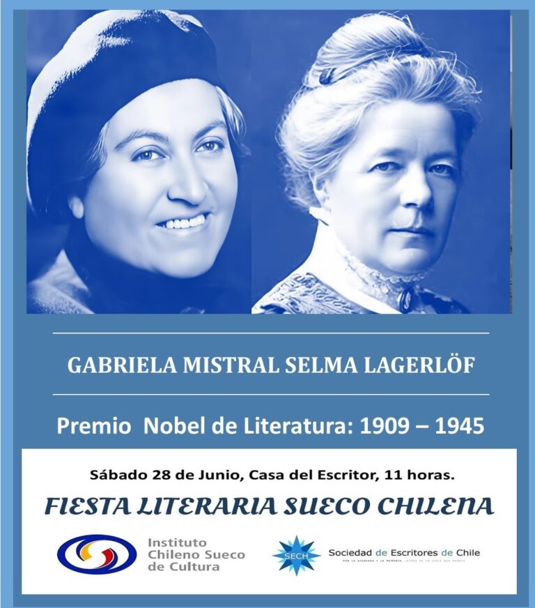 La Fiesta Literaria sueco-chilena es un evento literario que hará historia. Sábado 28 de junio