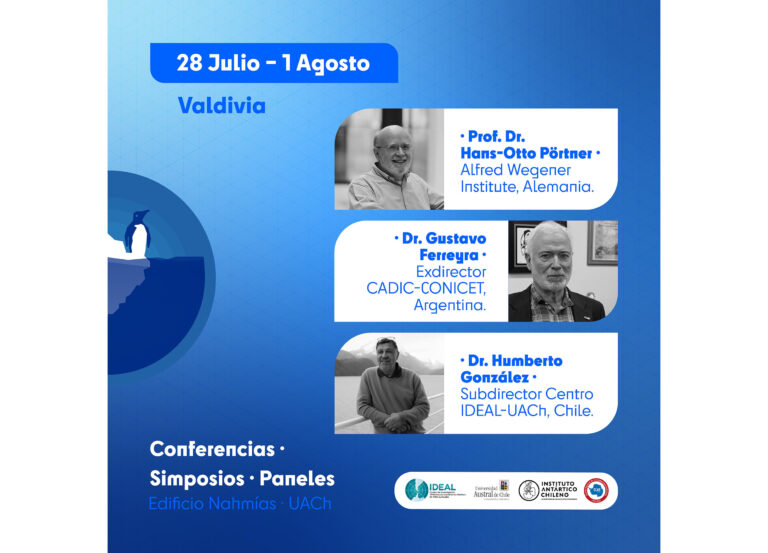 Científicos internacionales encabezarán charlas magistrales de los congresos de ciencia antártica en Valdivia